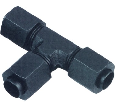 扩口式三通中间接头